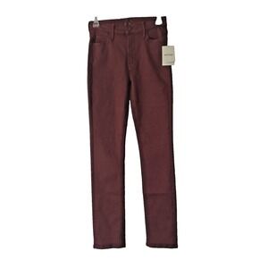 Mother The Mid Rise Dazzler Skimp Womens Size 26 Dark Fudgesickle Wash Jeans